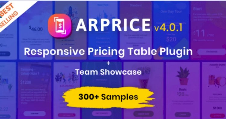 ARPrice v4.0.1 - Ultimate Compare Pricing table plugin