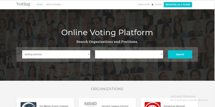 Online Voting System with secure Login