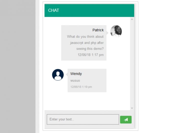 Responsive Awesome Chat Or Messenger using PHP/Javascript