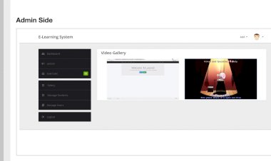 Web-Based E-Learning System in PHP/MySQLi