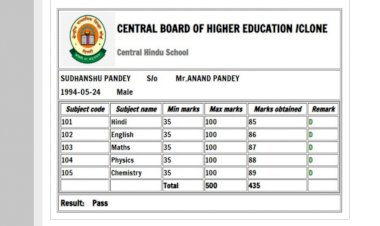 Online Exam Result System with free code