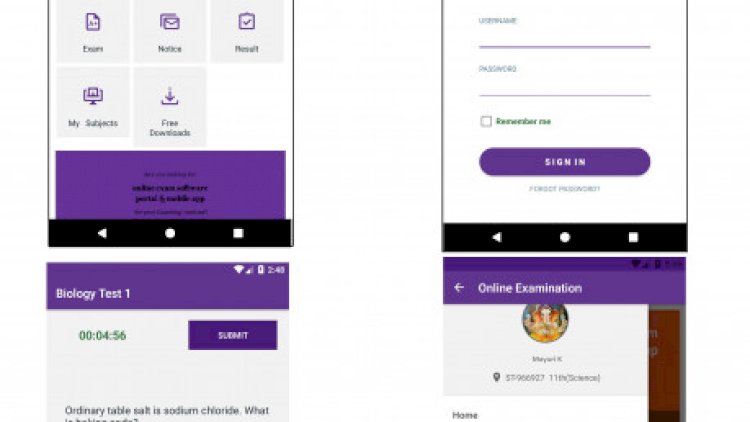Online Exam Android App with Admin Panel