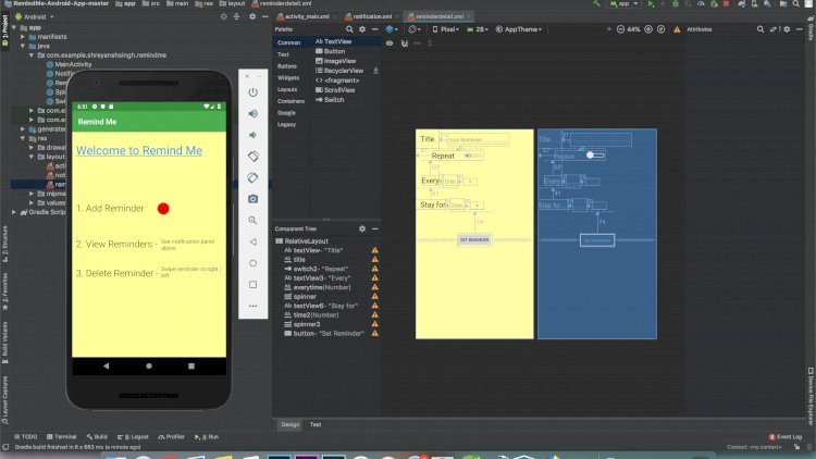 Task Reminder app with Free Sourcecode