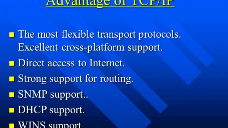 TCP/IP model advantages and disadvantages