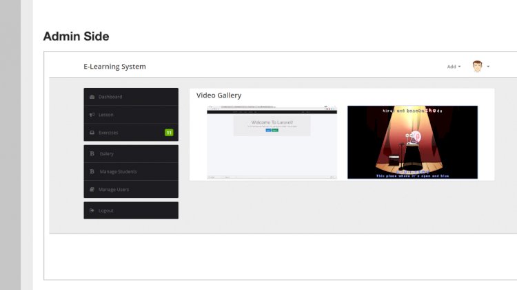 Web-Based E-Learning System in PHP/MySQLi