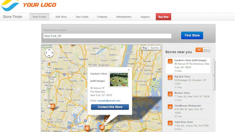 Store Finder with Sales and Inventory System