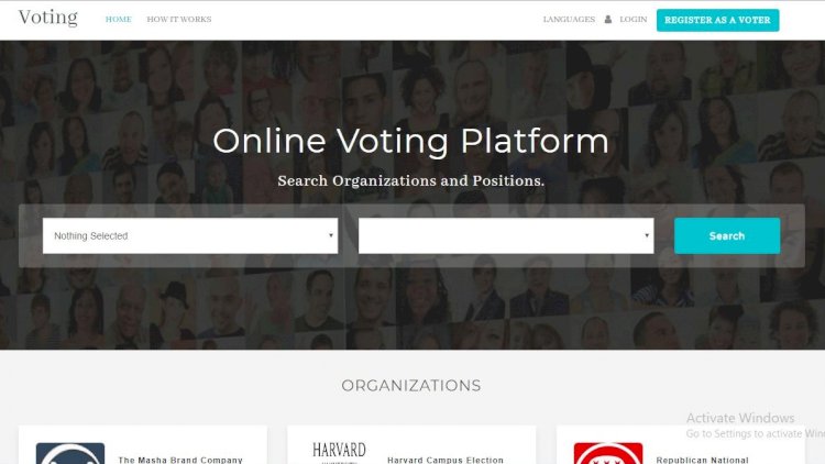 Online Voting System with secure Login