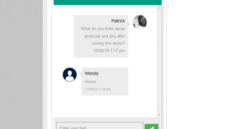 Responsive Awesome Chat Or Messenger using PHP/Javascript