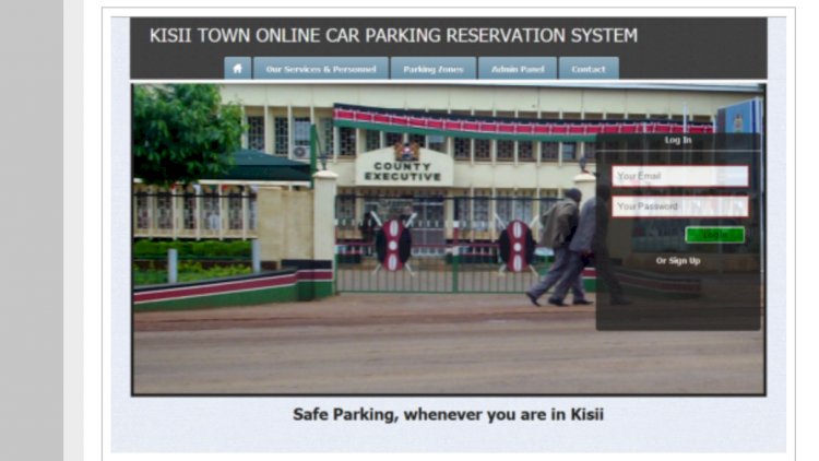 Online Car Parking Reservation System