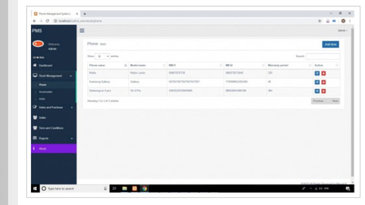 Buying/Selling Phone/Mobile Management System