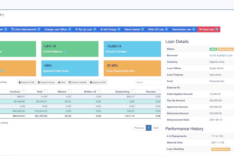 Loan Management System