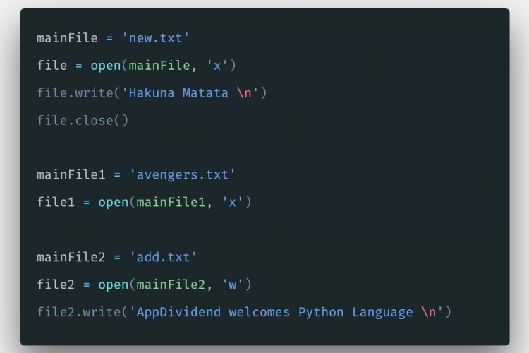 Python File Writing