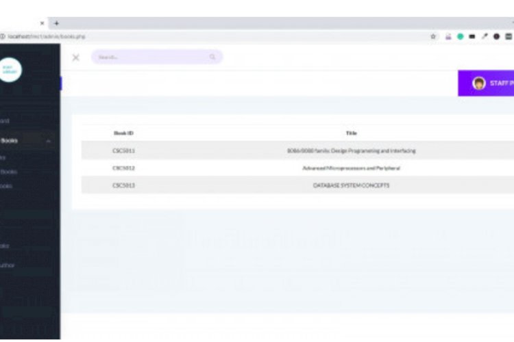 Simple Library Management System