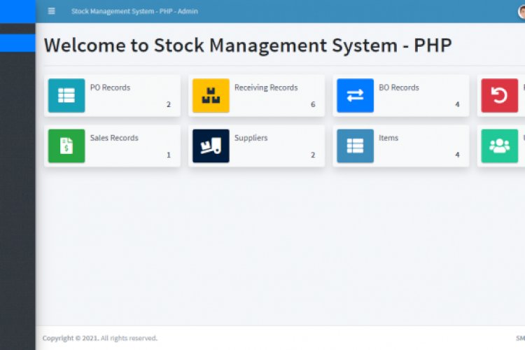 Stock Management System in PHP-OOP with Source Code