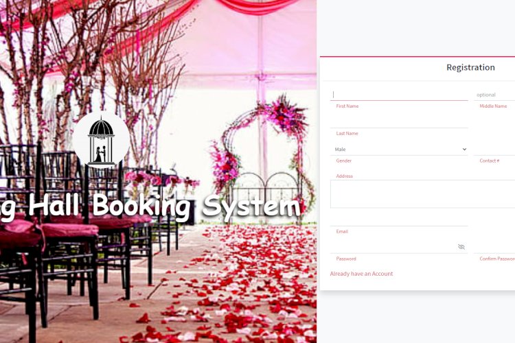 Wedding Hall Booking System in PHP/OOP Free Source Code